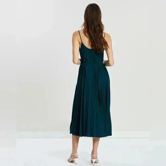 MANGO - NWT size Large 
Pleated Midi Dress - Picture 4 of 14